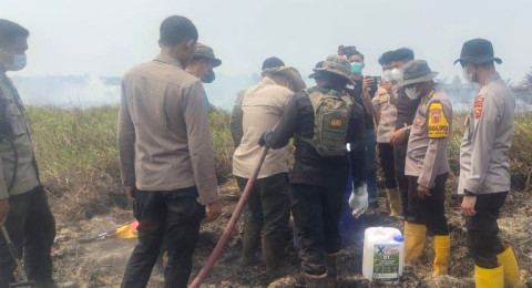 Polda Jambi Tangani 75 Kasus Karhutla, 14 Orang Jadi Tersangka